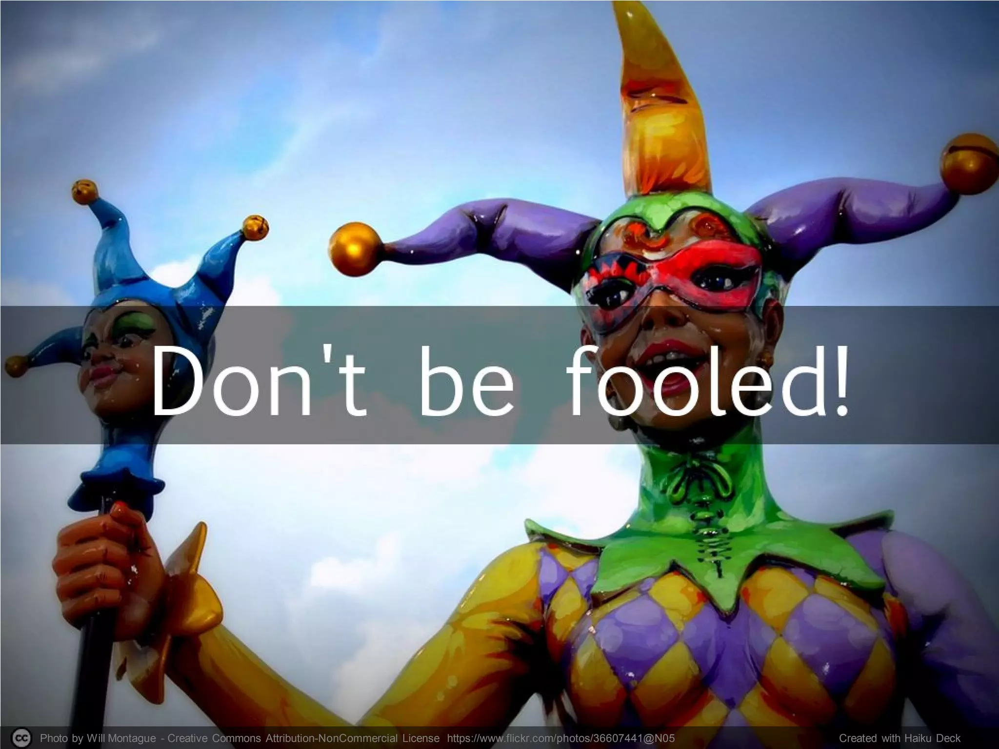 Photo by Will Montague - Creative Commons Attribution-NonCommercial License https://www.flickr.com/photos/36607441@N05 Created with Haiku Deck
 