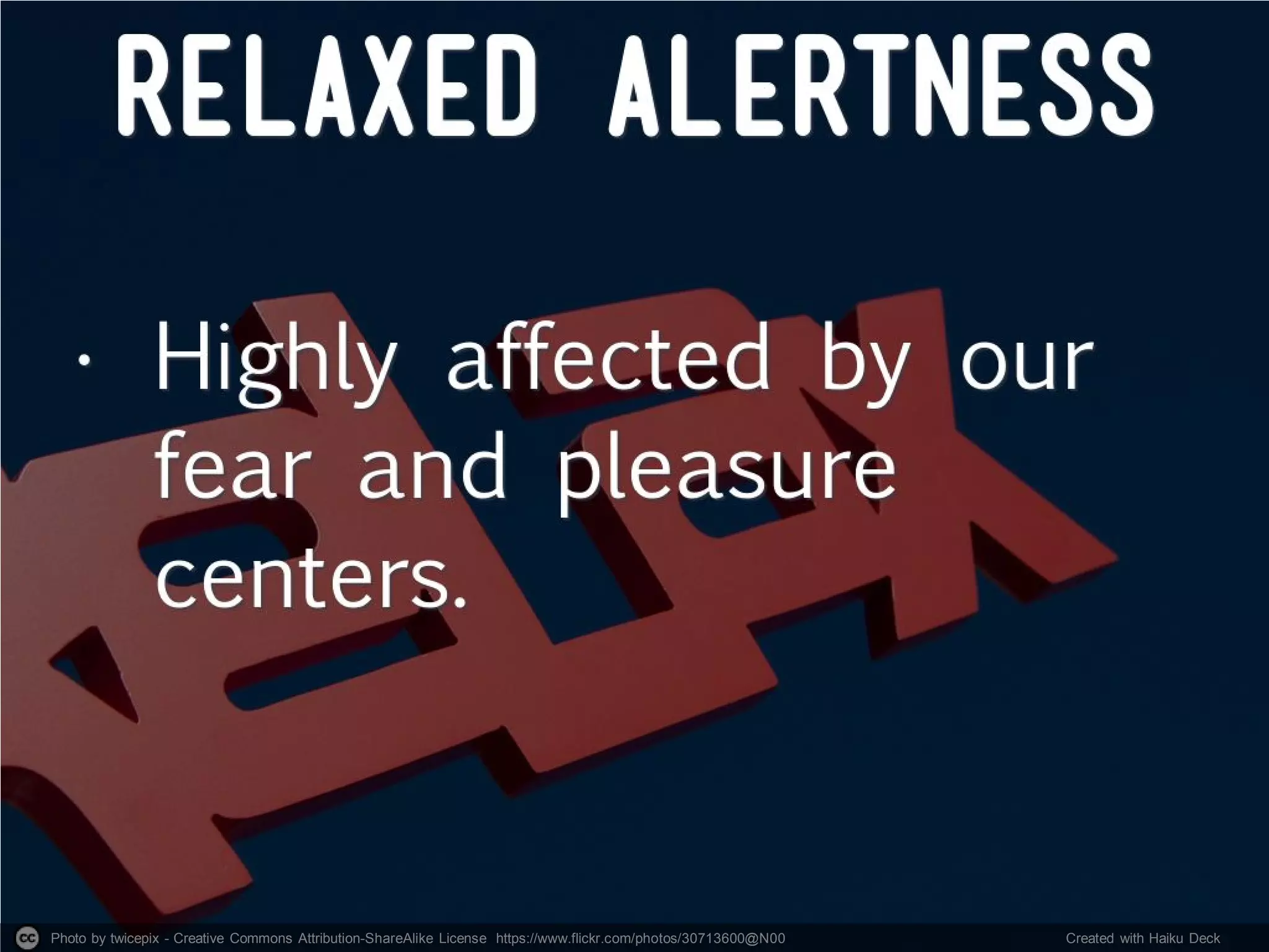 Photo by twicepix - Creative Commons Attribution-ShareAlike License https://www.flickr.com/photos/30713600@N00 Created with Haiku Deck
 