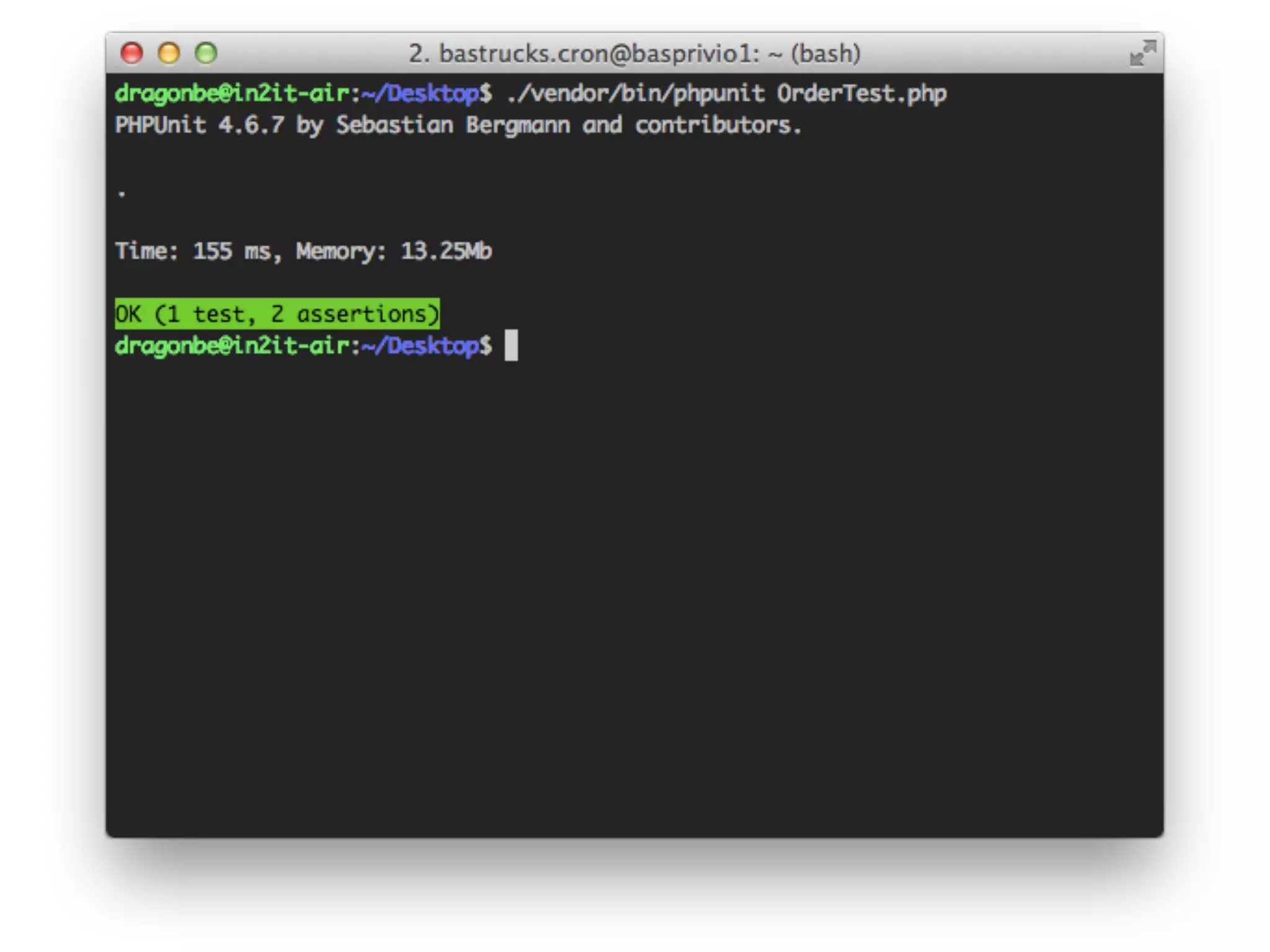 @expectedException
<?php
class OrderTest extends PHPUnit_Framework_TestCase
{
    /**
     * @expectedException InvalidArgumentException
     * @expectedExceptionMessage The order ID cannot be null
     */
    public function testAddProductToOrder()
    {
        $orderId = null;
        $productId = null;
        $price = null;
        $order = new Order();
        $result = $order->addProductToOrder($orderId, $productId, $price);
        $this->fail('Expected exception was not thrown');
    }
}
 
