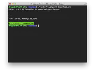 @dataProvider
<?php
class OrderTest extends PHPUnit_Framework_TestCase
{
    public function badDataProvider()
    {
        return [
            [0, 0, 0], // we don't accept ID's less or equal than 0
            ['', new stdClass(), []], // only integer and float values
            [null, null, null], // no NULL values allowed
        ];
    }
    
    /**
     * @dataProvider badDataProvider
     */
    public function testAddProductToOrder($orderId, $productId, $price)
    {
        $order = new Order();
        $result = $order->addProductToOrder($orderId, $productId, $price);
        $this->assertFalse($result);
    }
}
 
