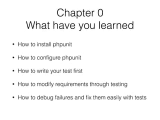 Update further
<?php
namespace In2itWorkshopCtsr;
class SampleClass
{
    public function doSomething($argument = 'World')
    {
        return 'Hello ' . $argument . '!';
    }
}
 