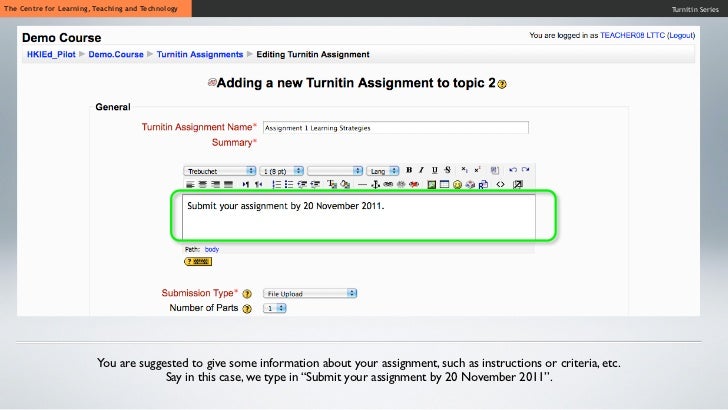 Moodle assignment submission comments image