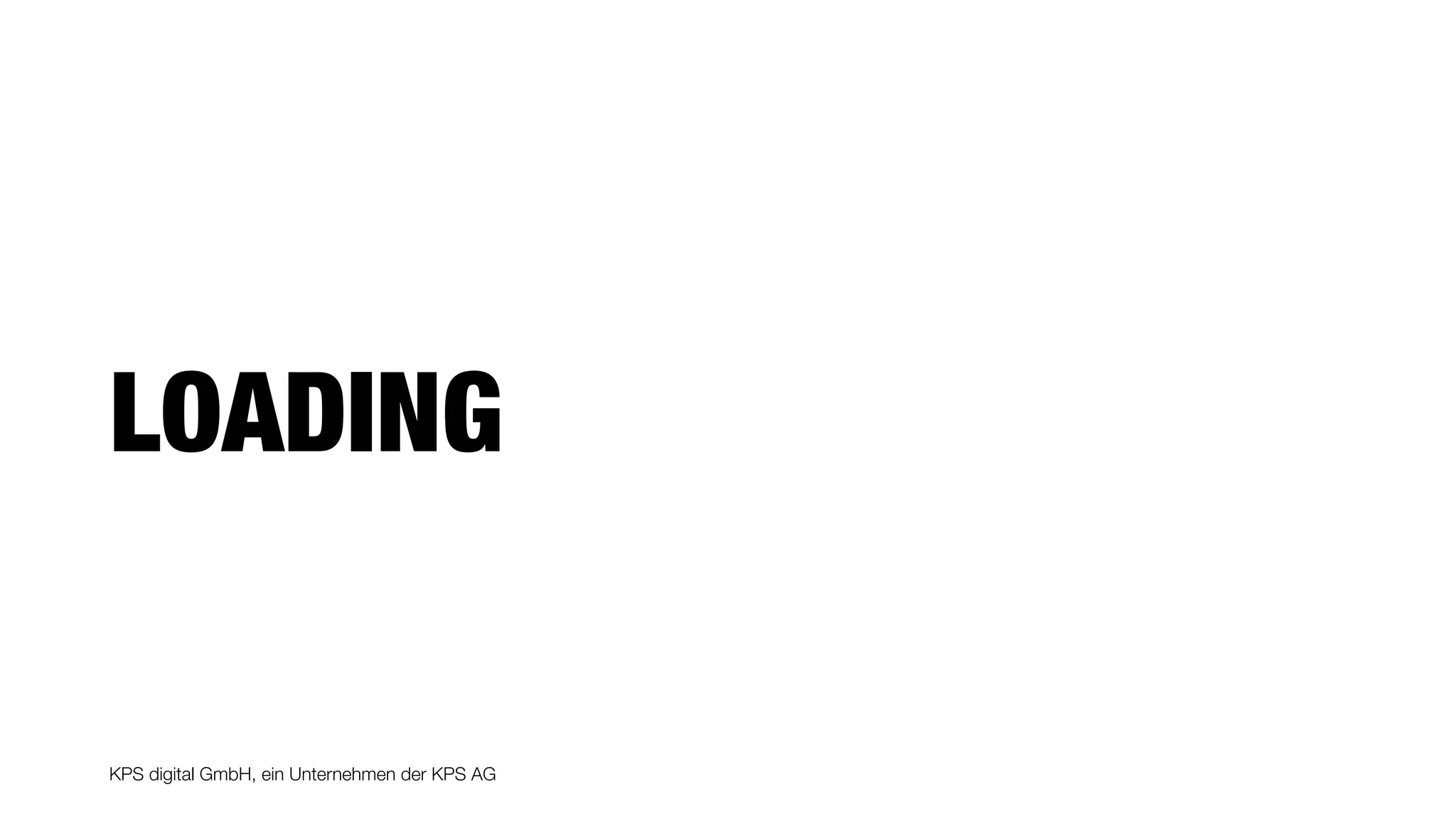 KPS digital GmbH, ein Unternehmen der KPS AG
LOADING
 
