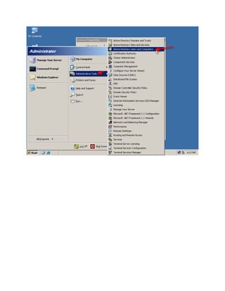 Create user account in exchange server 2003 part 03