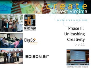 Phase II:  Unleashing Creativity 6.3.11 