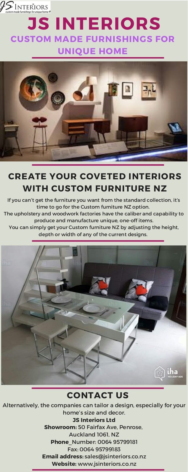 Create Your Coveted Interiors With Custom Furniture Nz