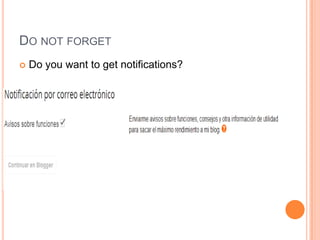 DO NOT FORGET
 Do you want to get notifications?
 