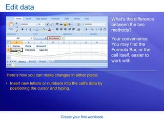 Create your first workbookTest 2, question 3Which of these will Excel recognize as a date? (Pick one answer.)February 6 1947. 2,6,47.2-Feb-47. 