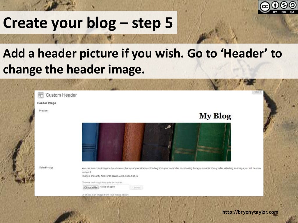 Create your own blog or website with wordpress.com