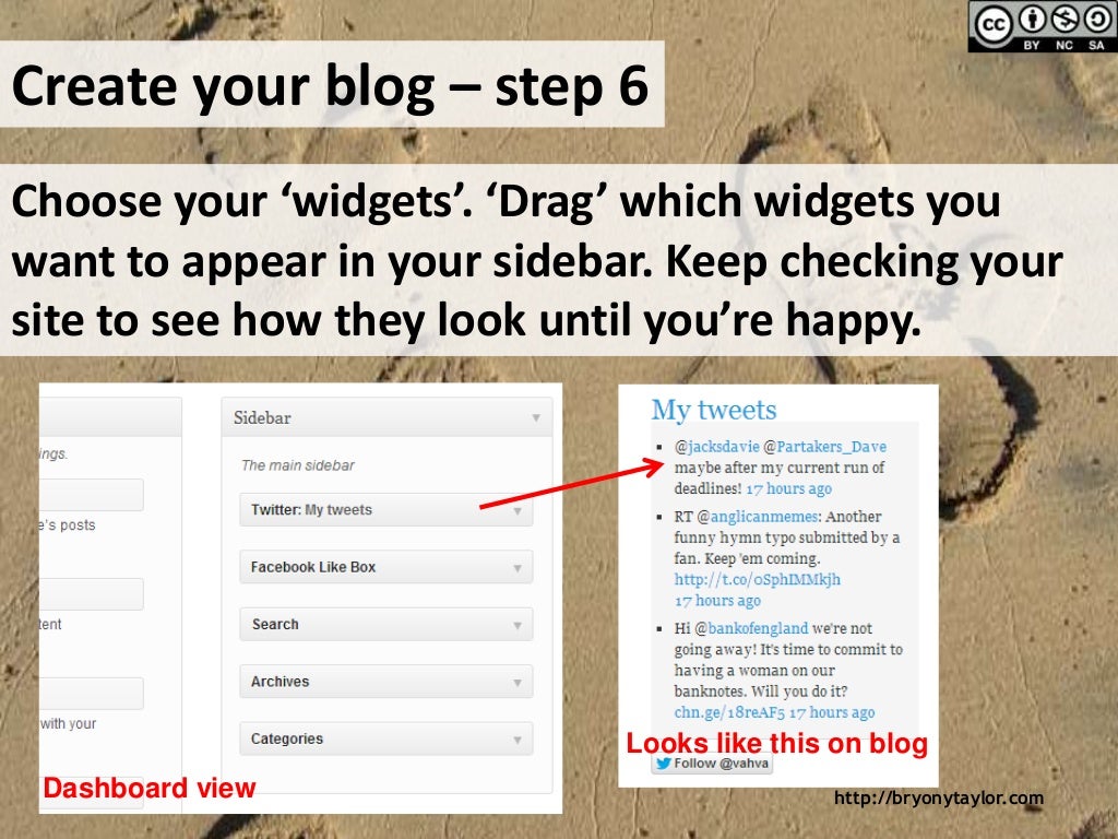 Create your own blog or website with wordpress.com