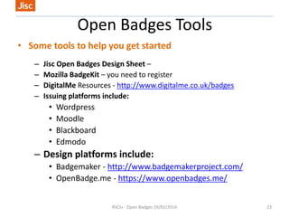 Create your own open badges | PPTX