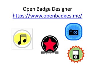 Create your own open badges | PPTX