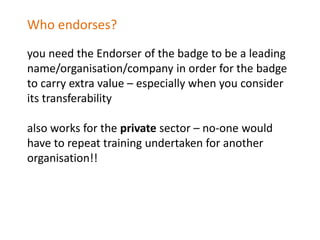 Create your own open badges | PPTX