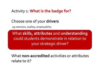 Create your own open badges | PPTX