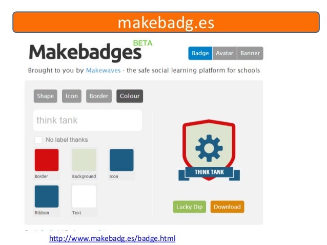 Resultado de imagen de makebadg.es