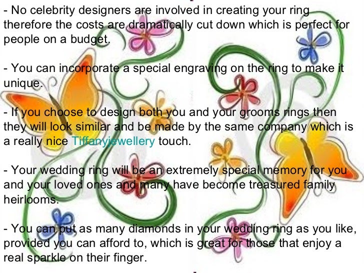 Create your own perfect wedding ring
