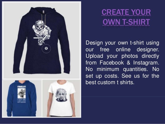 custom t shirts online no minimum