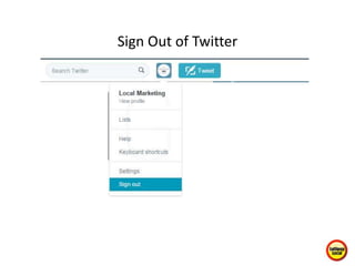 Sign Out of Twitter
 