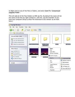 Create ZIP Files in Windows