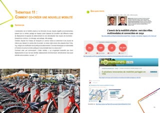 Quelques pistes
Créathon Polytech • 23-24 mars 17
25
L’amélioration de la mobilité urbaine et la diminution de ses impacts...