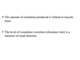 CREATINE AND GLUTATHIONE METABOLISM, STEPS AND CLINICAL ASPECTS