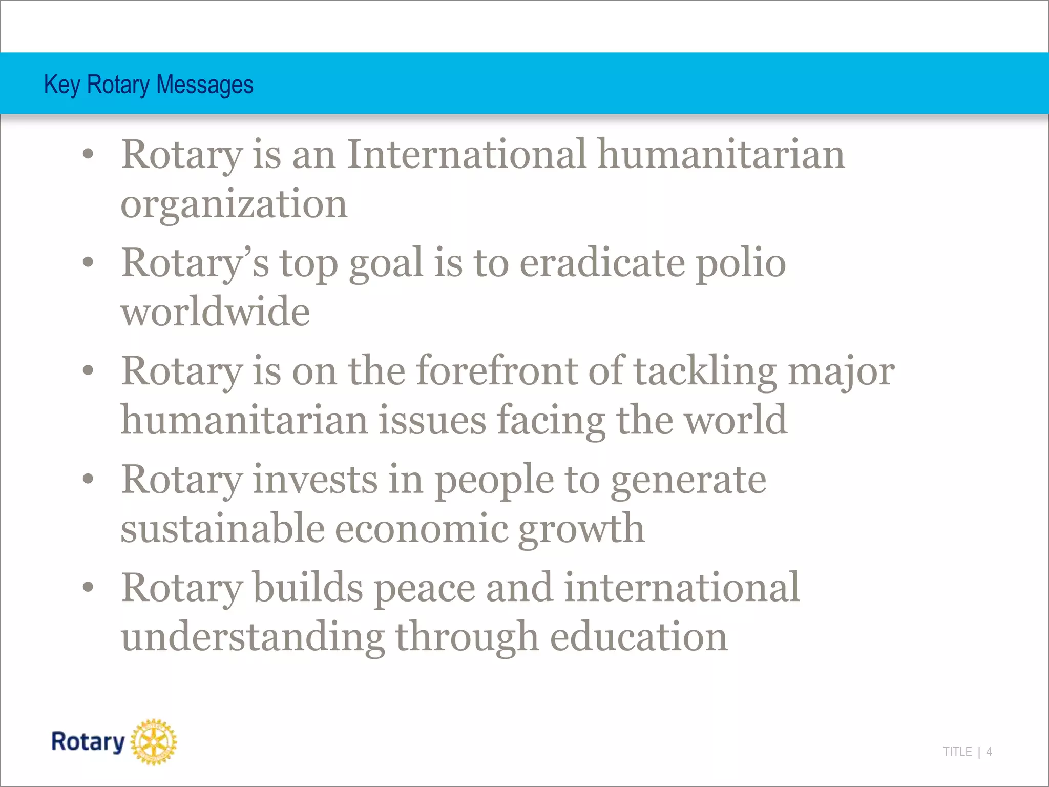 Rotary - Creating a public relations plan | PPTX