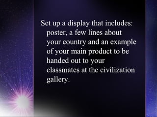 Creating A Civilzation