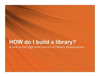 Creating a Component Library