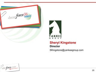 Sheryl Kingstone Director [email_address] 