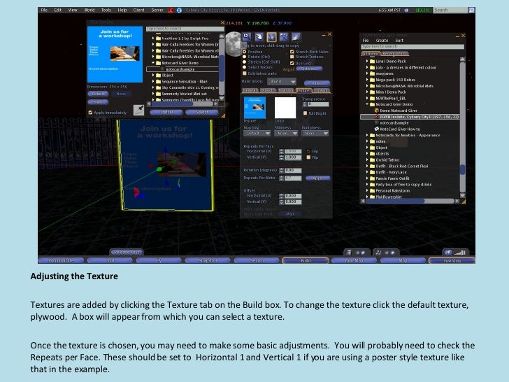 Second life how to write notecards 08 picture