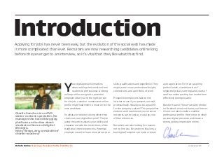 Be Safe Online Creating a Personal Profile That Works www.avg.com	2
Y
our digital presence matters
when making the transit...