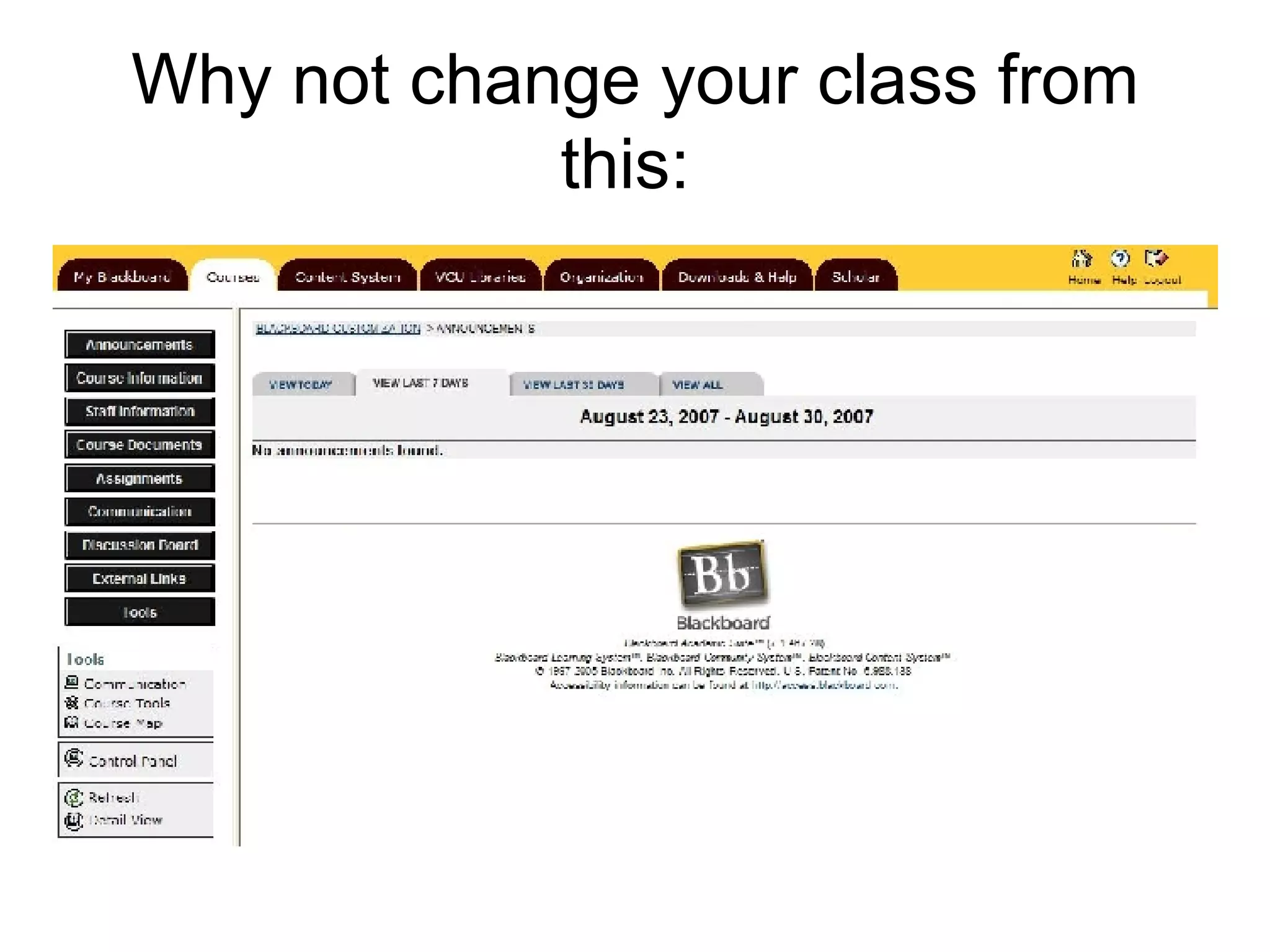 Why not change your class from this: