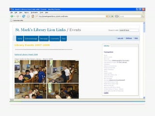 Creating And Editing St. Marks Wiki Pages