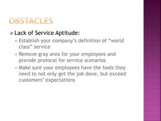 Creating And Maintaining Good Customer Relationships