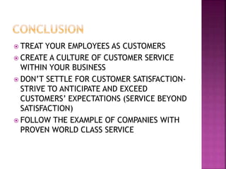 Creating And Maintaining Good Customer Relationships Creating And Maintaining Good Customer Relationships