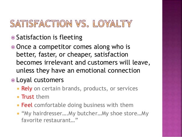 Maintaining customer relationships