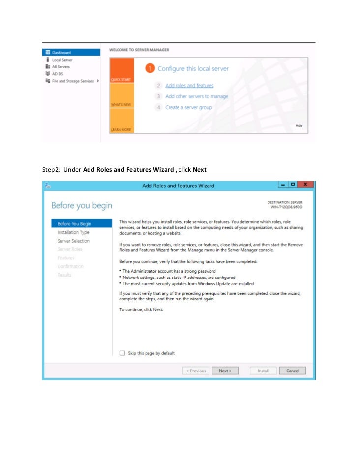 Creating child domain controller windows server 8