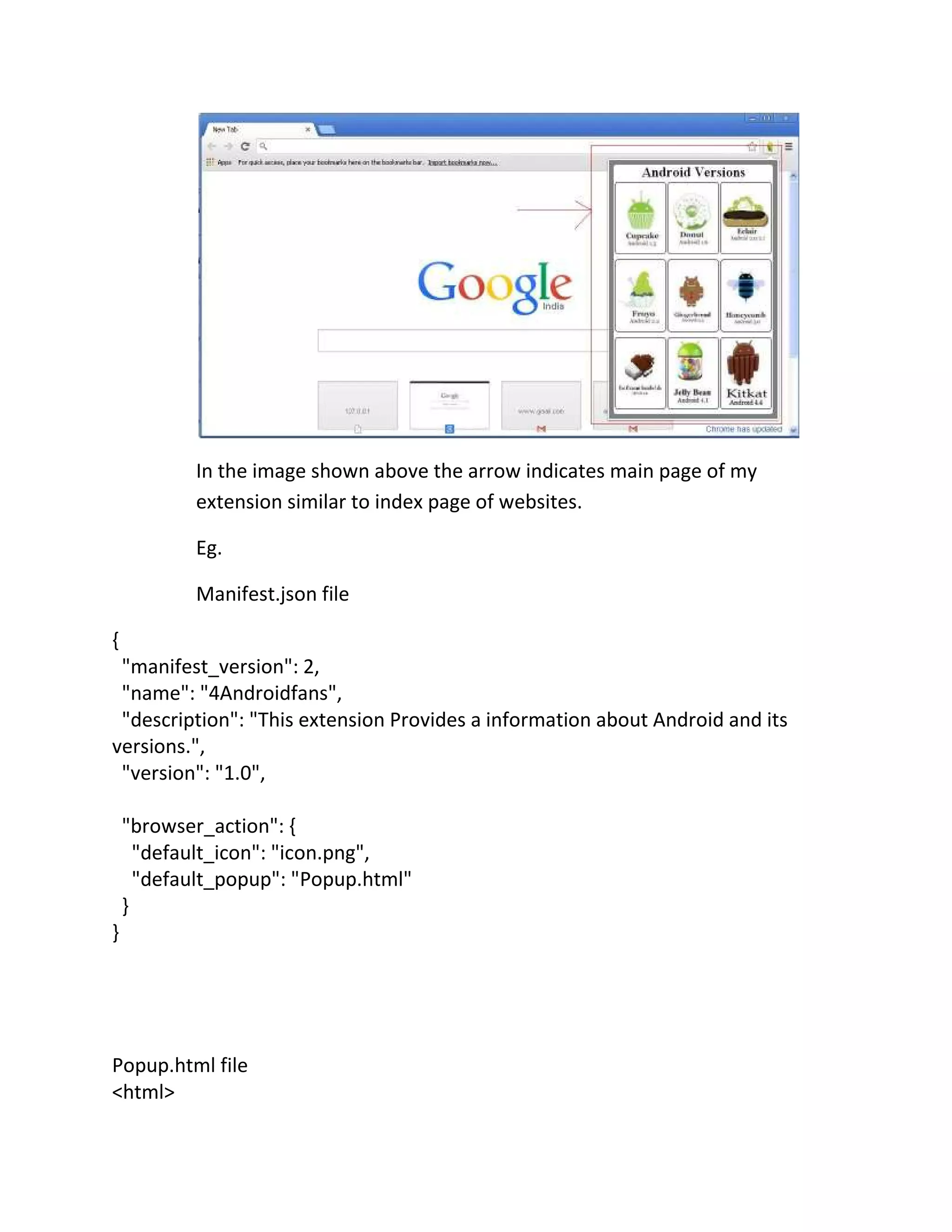 Creating Chrome extension PDF