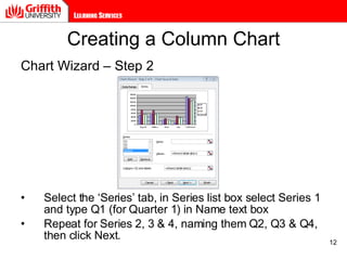 Creating & Editing Charts In Microsoft Excel 2003 | PPT