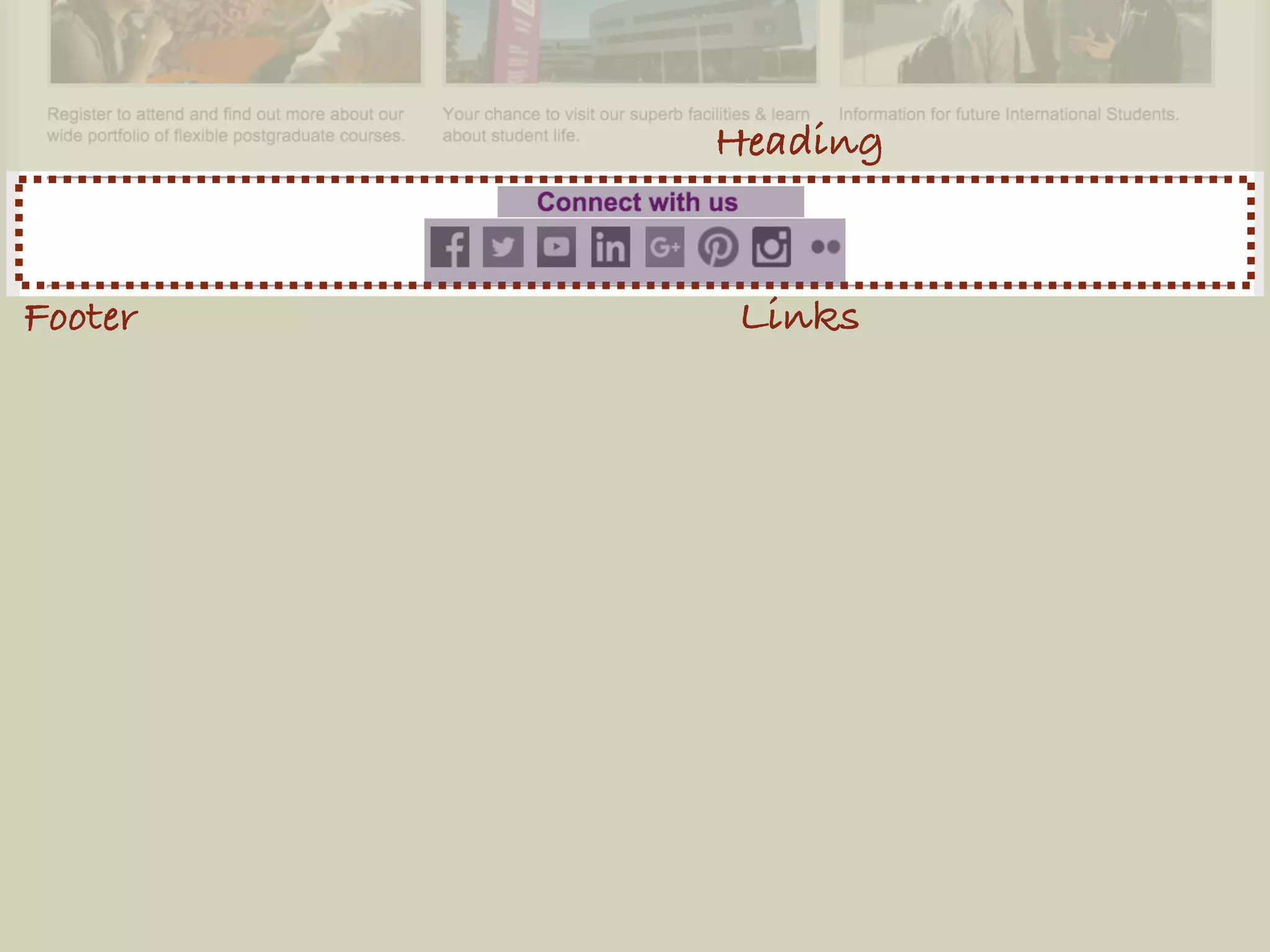 Footer
Heading
Links
 