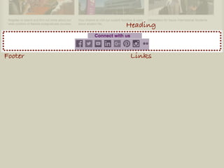 Footer
Heading
Links
 