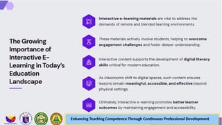 Enhancing Teaching Competence Through Continuous Professional Development
 