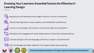 Enhancing Teaching Competence Through Continuous Professional Development
 