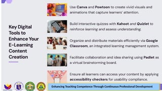 Enhancing Teaching Competence Through Continuous Professional Development
 