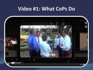 Video #1: What CoPs Do
 