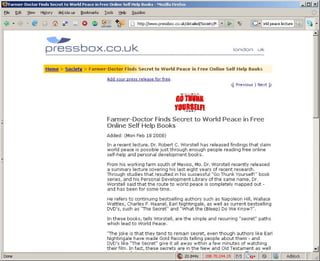 Creating The Buzz with Web2 0: Beyond Search Engine Optimization