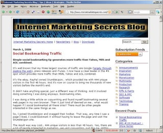 Creating The Buzz with Web2 0: Beyond Search Engine Optimization