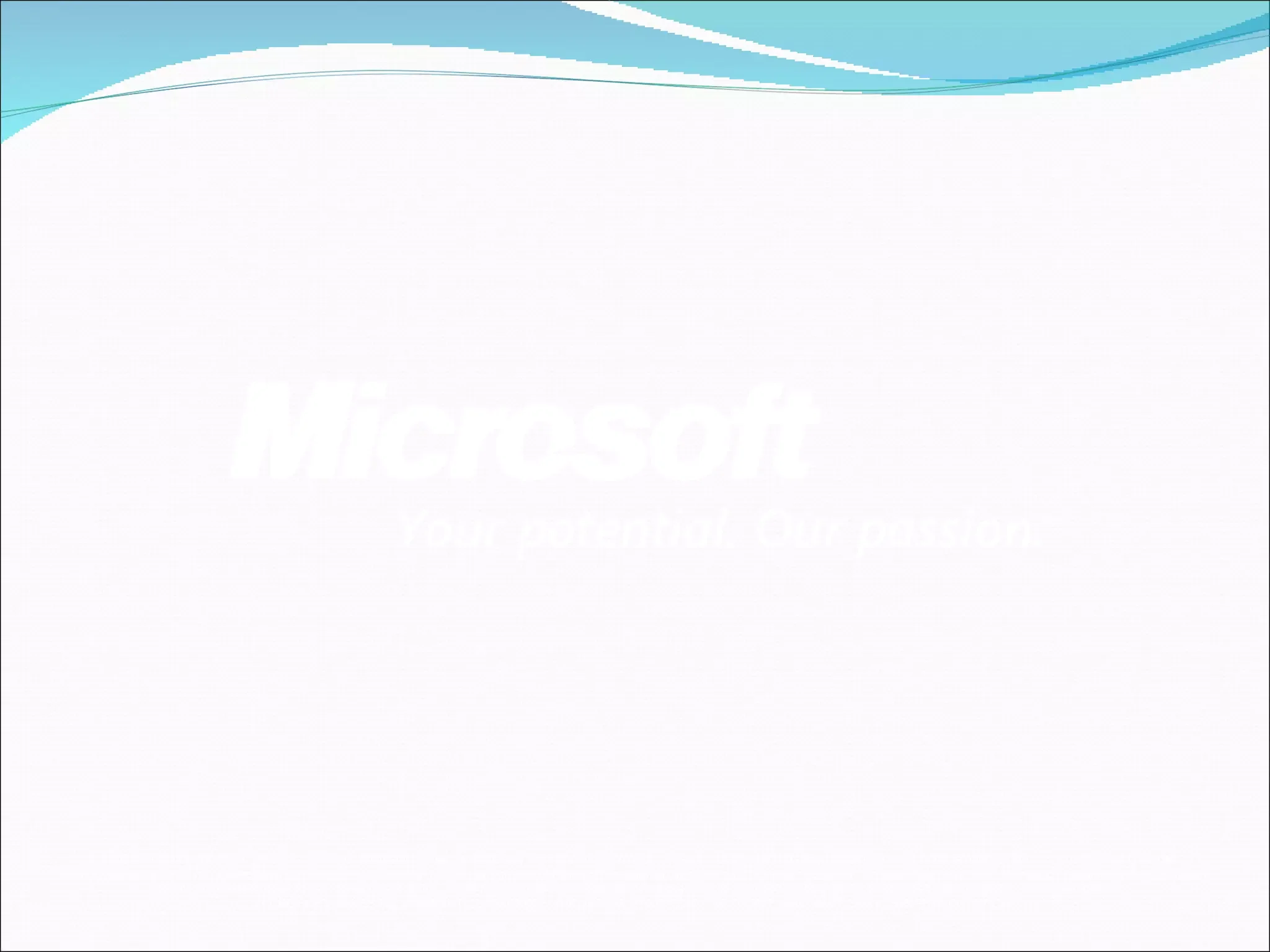 © 2009 Microsoft Corporation. All rights reserved. Microsoft, Windows, Windows Vista and other product names are or may be registered trademarks and/or trademarks in the U.S. and/or other countries. The information herein is for informational purposes only and represents the current view of Microsoft Corporation as of the date of this presentation.  Because Microsoft must respond to changing market conditions,  it should not be interpreted to be a commitment on the part of Microsoft, and Microsoft cannot guarantee the accuracy of any information provided after the date of this presentation.  MICROSOFT MAKES NO WARRANTIES, EXPRESS, IMPLIED OR STATUTORY, AS TO THE INFORMATION IN THIS PRESENTATION. 