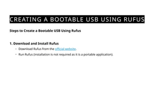 Step-by-Step Guide to Creating a Bootable USB Using Rufus for OS ...