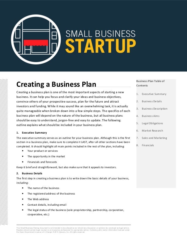 creating a business plan for an existing business